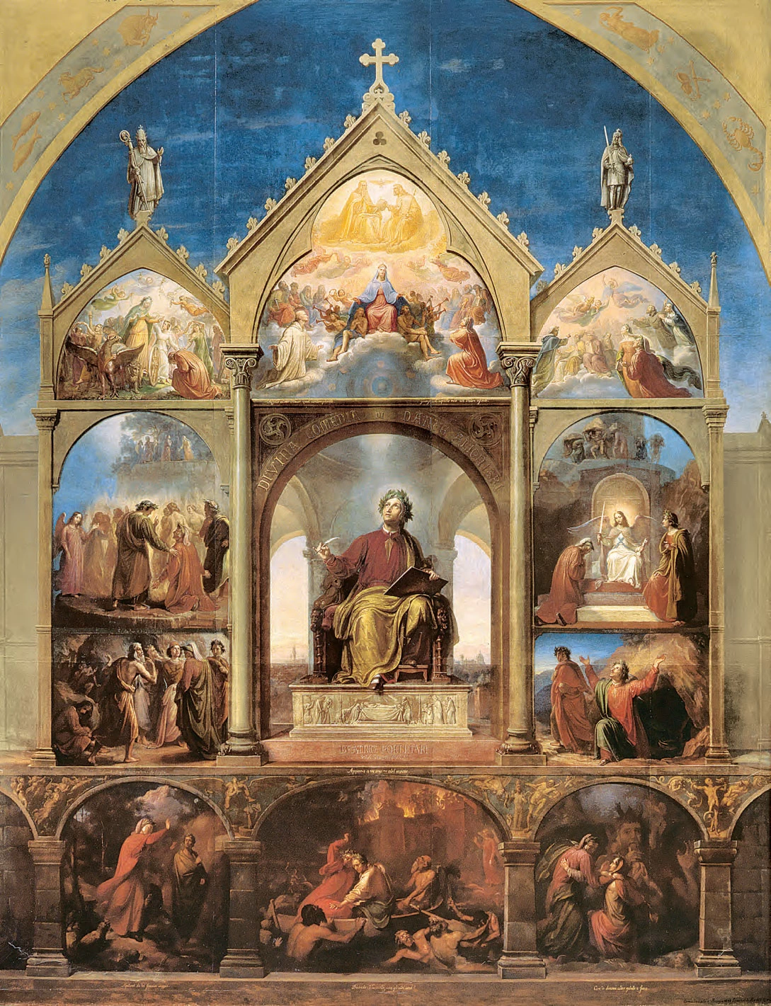 Dante e i dieci episodi della Divina Commedia - Palazzo Pitti, Firenze